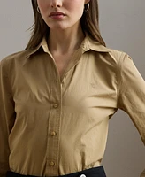 Lauren Ralph Women's Featherweight Cotton Shirt