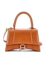 Pre-Owned Balenciaga Hourglass Top Handle Bag Leather