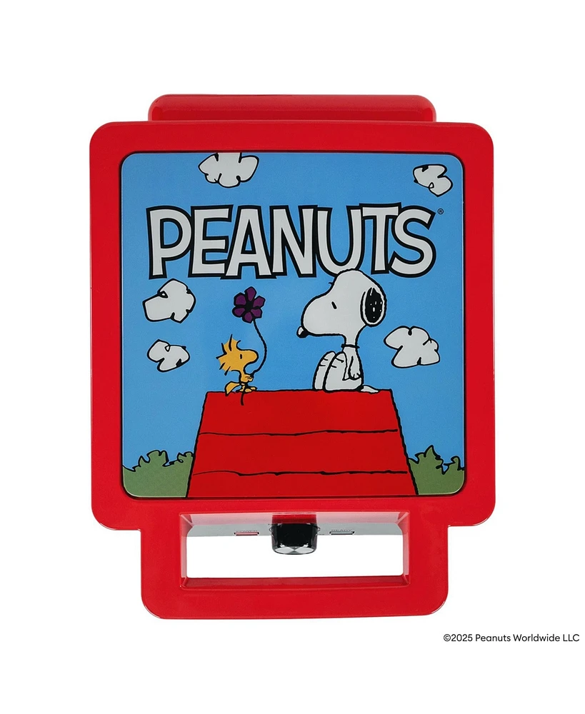 Uncanny Brands Peanuts Deluxe Waffler