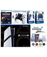 Sony Playstation 5 Pro Bundle with Spider-Man: Miles Morales, Extra Edge Controller, Pro Gamer Kit