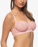 Paramour Women's Lola Lace Unlined Balconette Bra