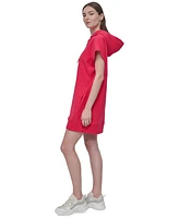 Dkny Sport Women's Logo-String Hoodie Sneaker Dress