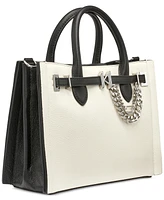 Karl Lagerfeld Paris Cerise Leather Crossbody Bag