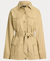 Lauren Ralph Women's Double-Faced Stretch Cotton Field Jacket
