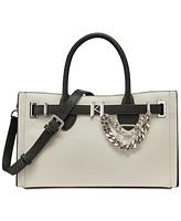 Karl Lagerfeld Paris Cerise Medium Leather Satchel
