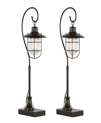 Lumisource 33" Metal Landen Contemporary Task Lamp, Set of 2