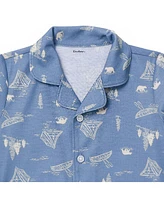 Gerber Baby Boys 2-Piece Button Up Pajama Set