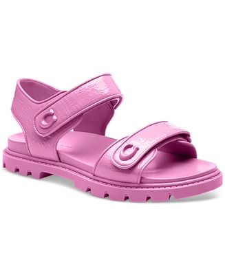 Coach Women's Brynn Double-Band Sporty Lug-Sole Footbed Sandals
