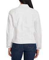 Gloria Vanderbilt Women's Amanda Embroidered Trucker Jacket