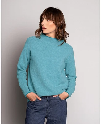 Celtic & Co. Women's Felted Funnel Neck Sweater