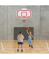 Large Wall Mounted Basketball Hoop with Shatter-proof Backboard