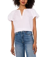 Vince Camuto Women's Cotton Puff-Sleeve Blouse