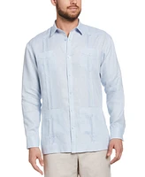Cubavera Men's 100% Linen Long Sleeve 4 Pocket Guayabera Shirt
