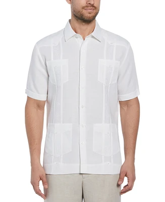 Cubavera Short-Sleeve Embroidered Guayabera Shirt