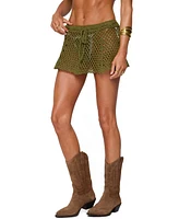 Edikted Women's Mabelle Crochet Mini Skirt