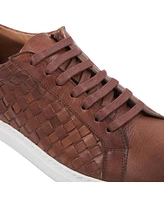Bruno Magli Men's Beto Woven Lace Up Sneakers
