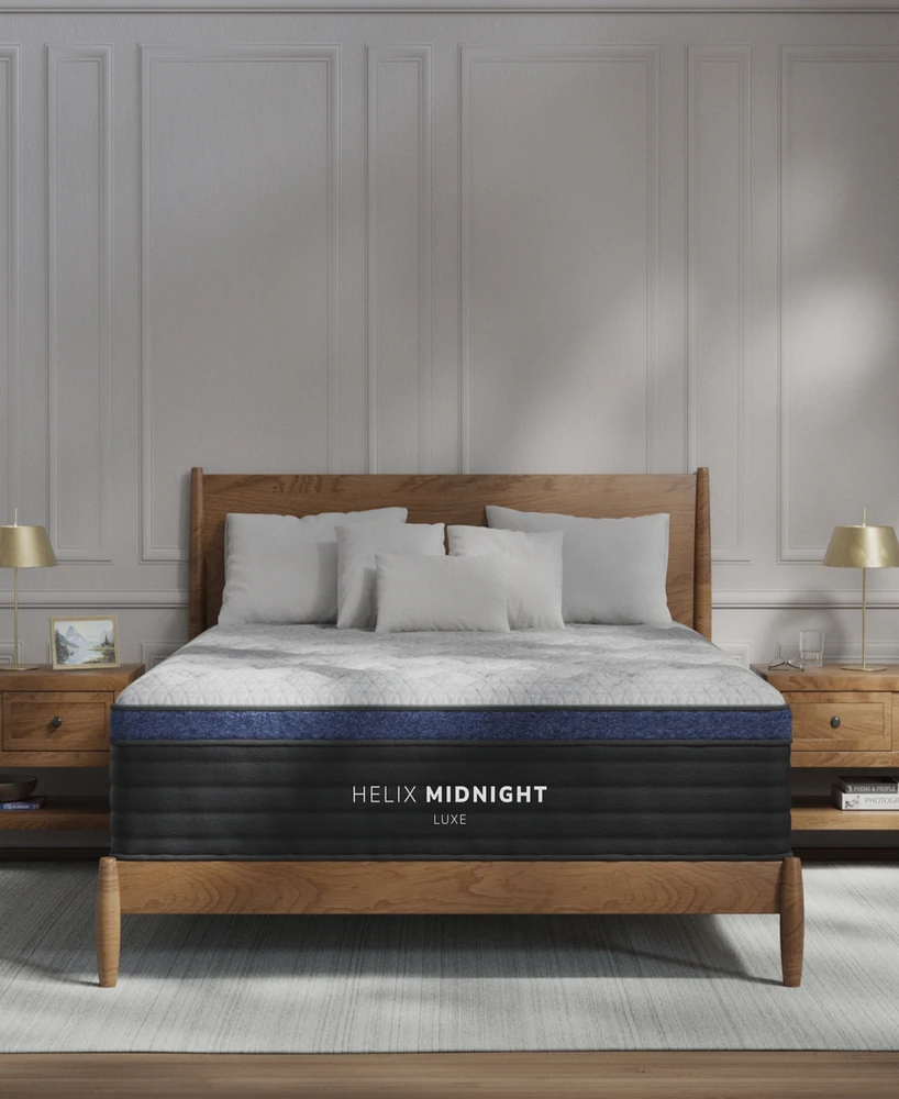 Brooklyn Bedding Helix Midnight Luxe 13.5" Medium Firm Euro Pillow Top Mattress
