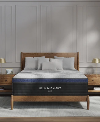 Brooklyn Bedding Helix Midnight Luxe 13.5" Medium Firm Euro Pillow Top Mattress