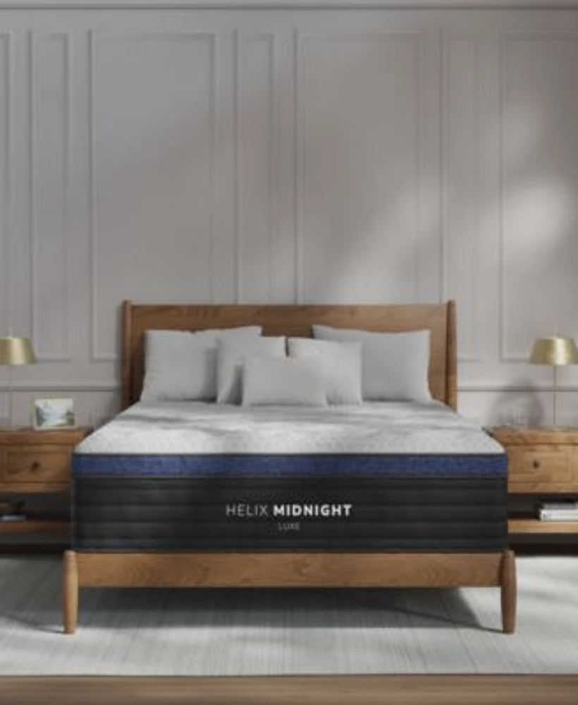 Brooklyn Bedding Helix Midnight Luxe 13.5 Medium Firm Euro Pillow Top Mattress Collection