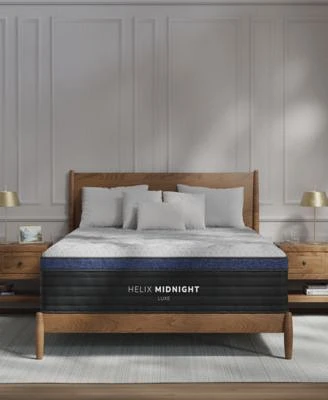 Brooklyn Bedding Helix Midnight Luxe 13.5 Medium Firm Euro Pillow Top Mattress Collection