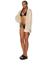 Edikted Women's Darcee Oversized Crochet Cardigan