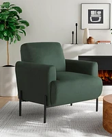 Lifestyle Solutions 35.3" Velvet Kyoto Accent Chair