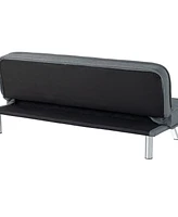 Serta 66.1" Polyester Trinity Convertible Futon