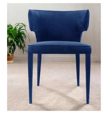 Velvet Wrapped Dining Chair for Stylish Kitchen or Dining Room Seating