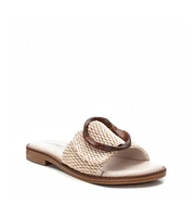 Carmela Leather Women's Fashion Slip on Sandals By Xti