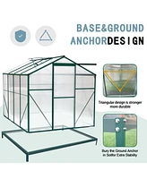 6'x8' Polycarbonate Greenhouse - Walk-in