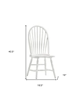 Wood Windsor Back Dining Chair for Kitchen or Dining Table Seating