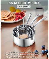 Cooks Standard 18/10 Stainless Steel Butter Warmer -qt, Multi-Ply Clad Small Sauce Pan