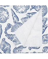 Saro Lifestyle Seaside Sea Shells Table Runner, 14 "x 72"