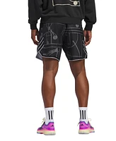 adidas Men's Allover Printed Basketball Shorts