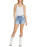 Driftwood Women's Goldie Denim Shorts X On