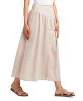 Bcx Juniors' Gauzy Textured Airflow Skirt