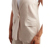Bcx Juniors' Linen-Blend Vest