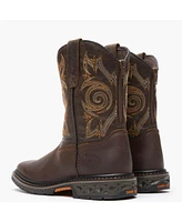 Georgia Boot Boys Carbo-Tec Lt Brown Pull-On