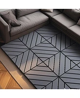 Plastic Interlocking Deck Tiles, 44 Pack