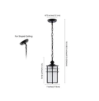 Adisyn 7" Outdoor Pendant