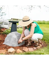 14” H Polyresin Landscape Fake Rock Cover