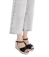 Women's Raffia Wedge Sandals By Xti