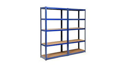 2 Pcs Storage Shelves Garage Shelving Units Tool Utility