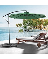 Best Choice Products 10ft Hanging Patio Umbrella with Tilt, Polyester Shade