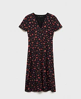 Mango Women's Midi Floral Dress