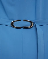Mango Women's Belt Long Jumpsuit