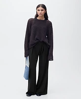 Mango Women's Godet Palazzo Pants