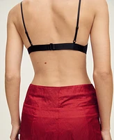 Mango Women's Seam Detail Semi-Transparent Bra