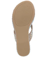 Wild Pair Women's Loli Embellished Thong Platform Sandals, Exclusively at Macy's