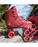 C7skates Dark Magic Quad Roller Skates (Cherrypop, Women's 8 / Men's 7)